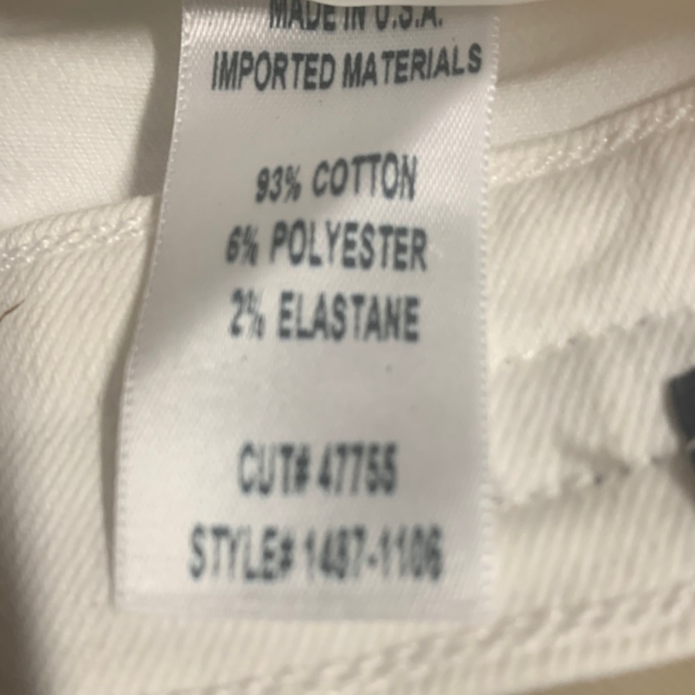 ✨HP✨Citizens of Humanity Rocket High Rise Skinny in White Crop Size 30 - Picture 10 of 10